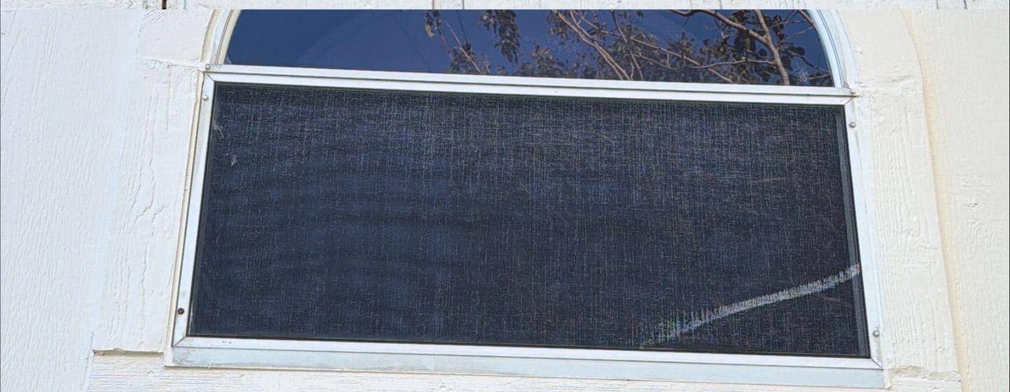 Before and after photo of exterior siding repair by Hill Country Painting in Round Rock, TX