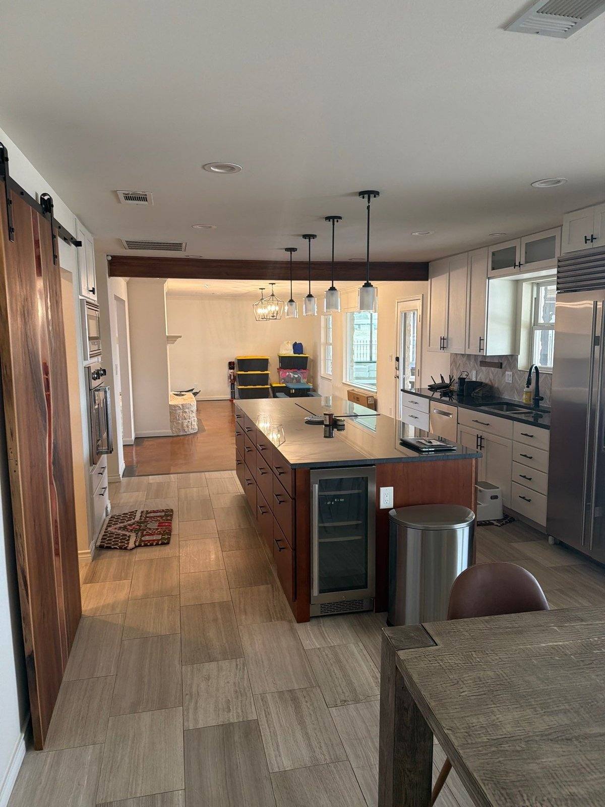 Kitchen before painting in Buda, TX by Hill Country Painting