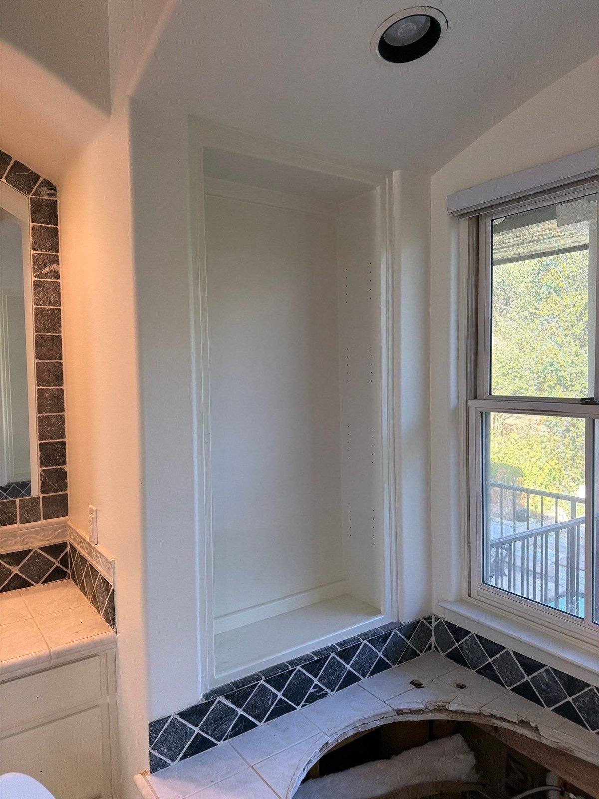 Bathroom before painting in Austin, TX by Hill Country Painting