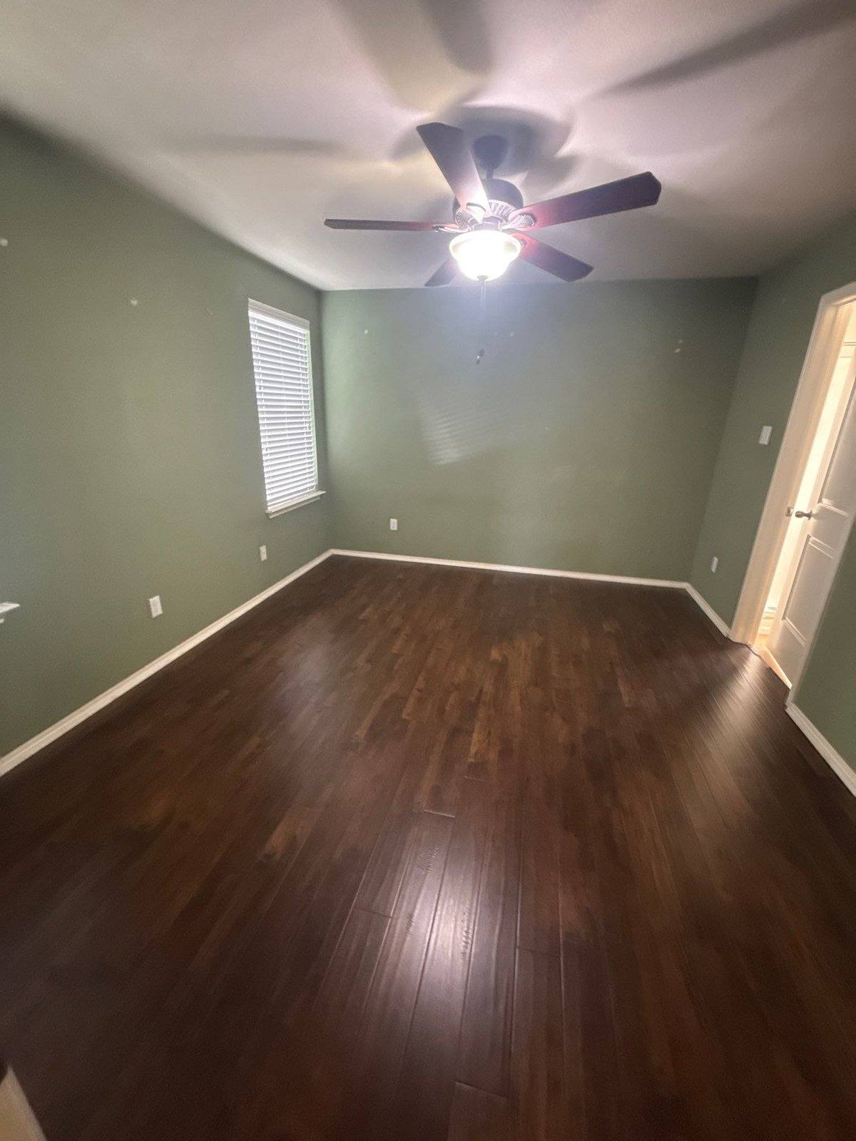 Master bedroom before painting in Cedar Park, TX by Hill Country Painting