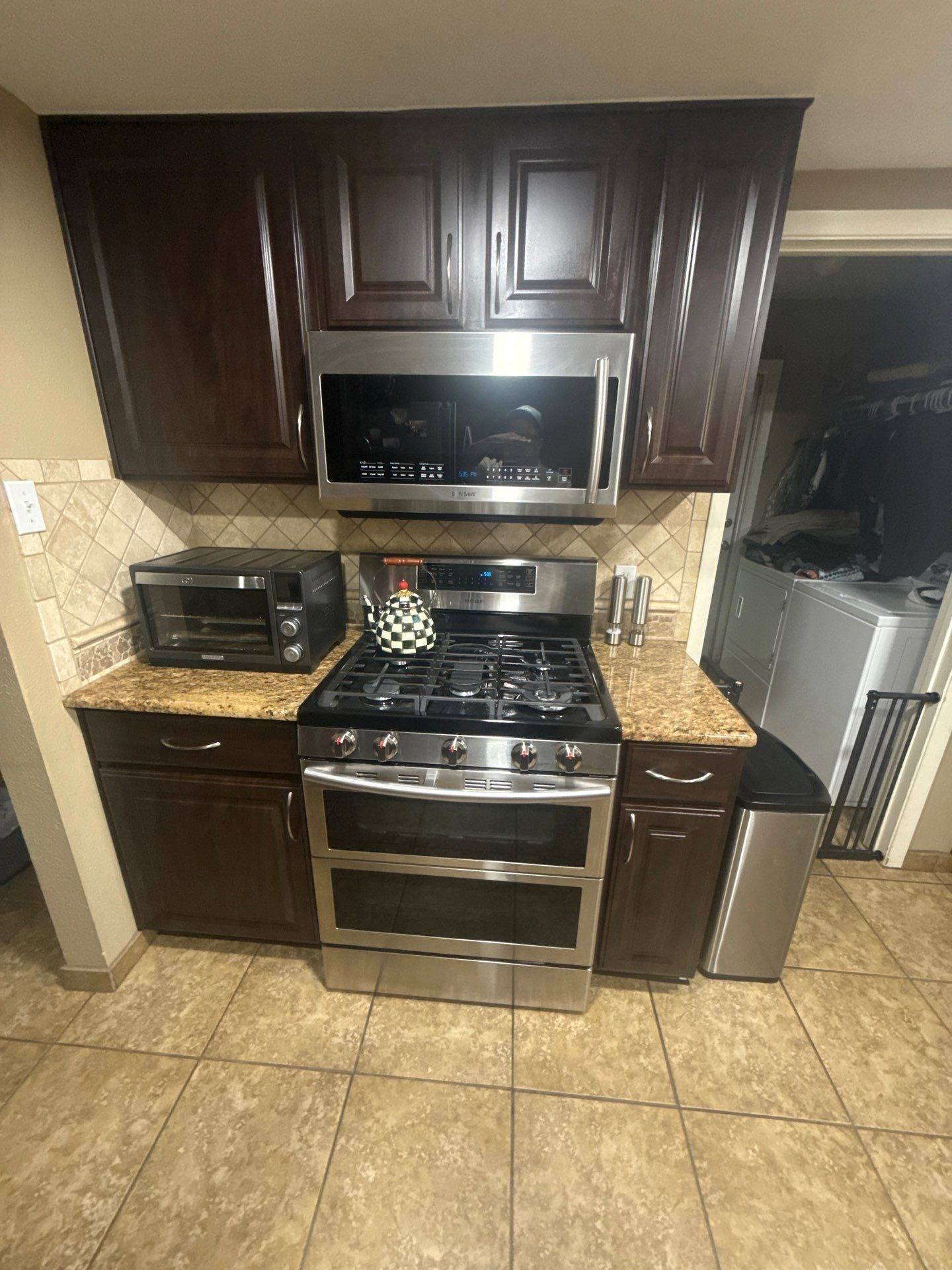 Kitchen ahead of interior and cabinet painting in Austin, TX by Hill Country Painting
