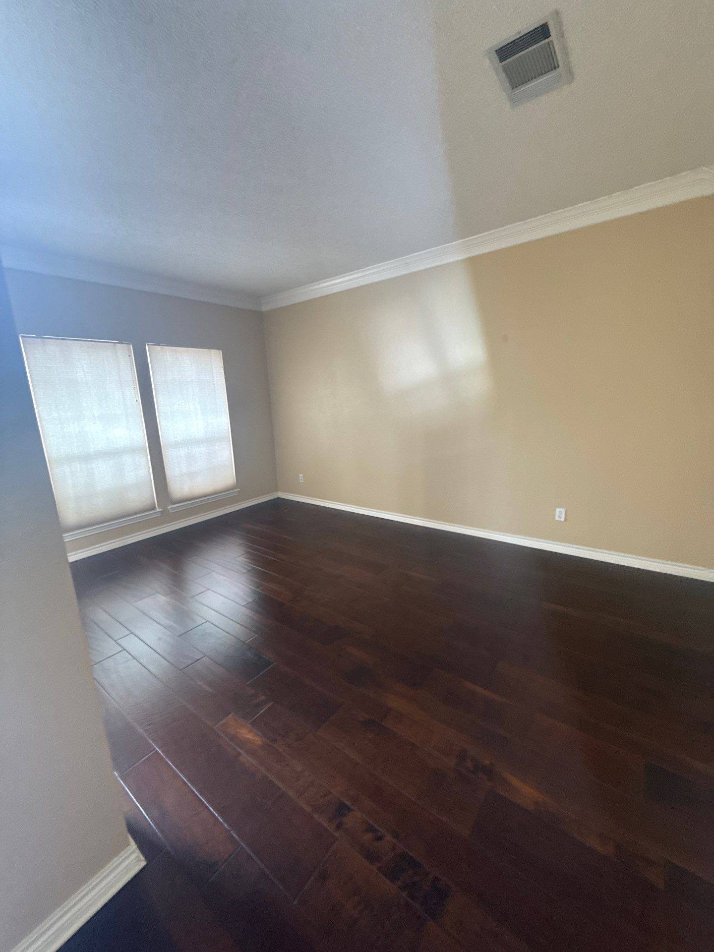 Formal living room ahead of interior painting in Round Rock, TX by Hill Country Painting