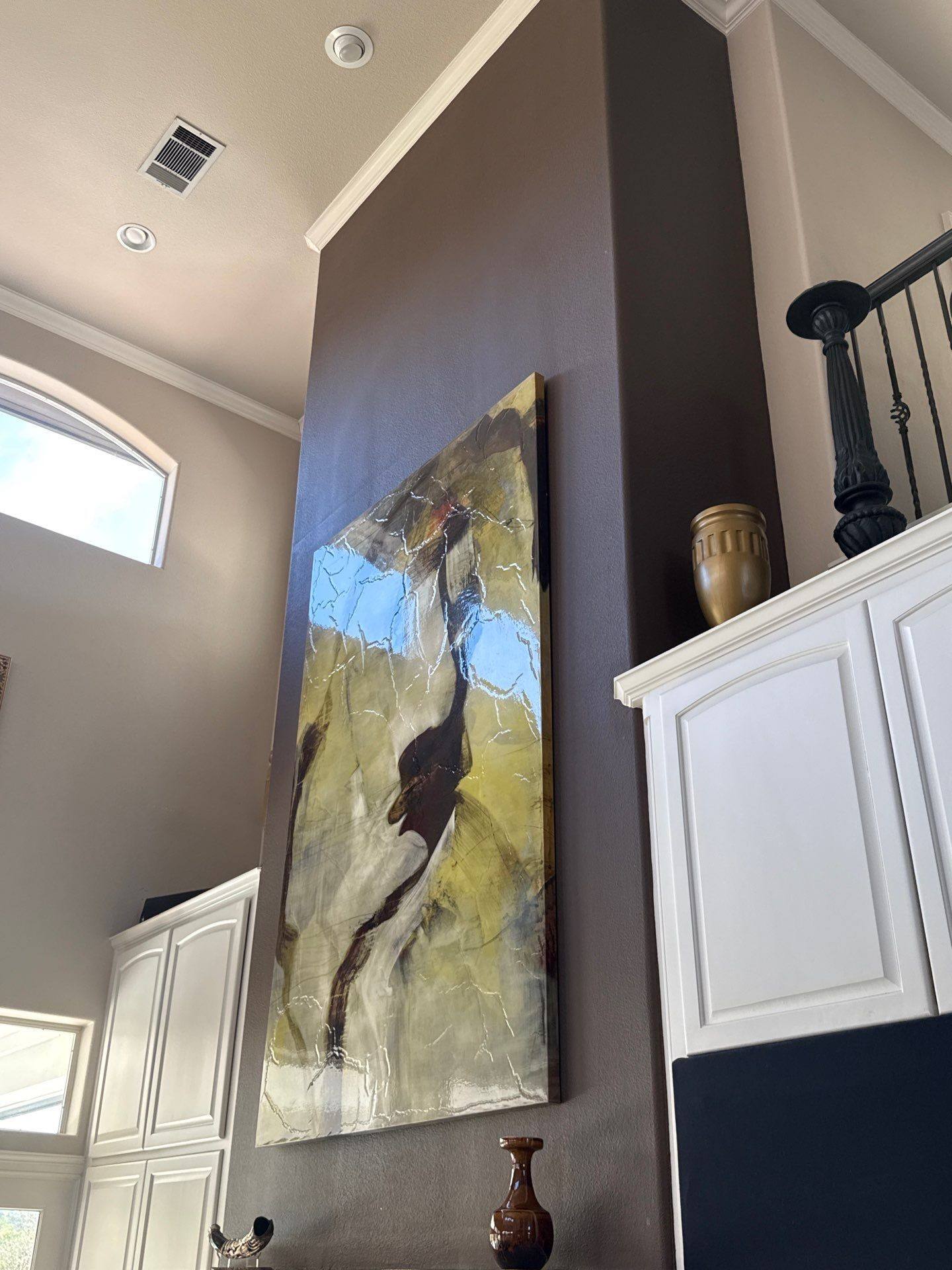 Entryway photographed during our site visit in Austin, TX by Hill Country Painting