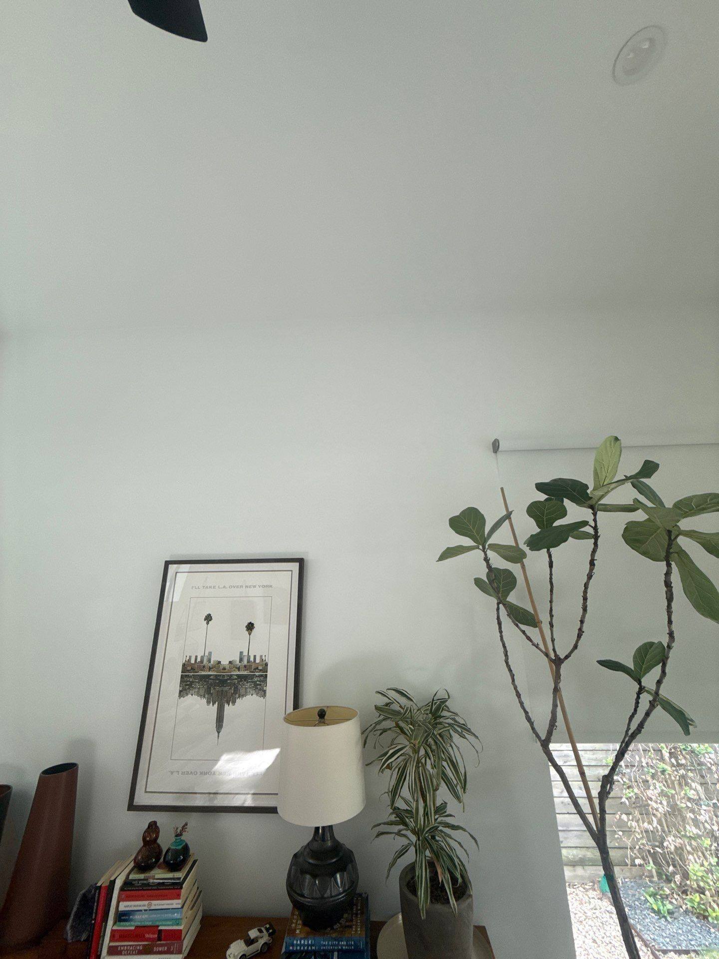 Bedroom ahead of painting in Austin, TX by Hill Country Painting