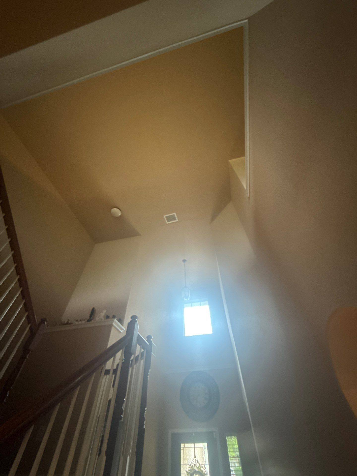 Entry way ahead of painting in Pflugerville, TX by Hill Country Painting