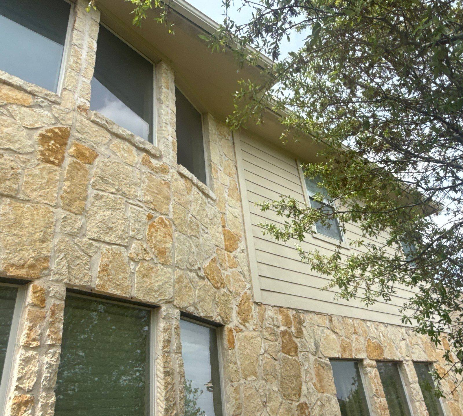 Siding detail ahead of painting in Austin, TX by Hill Country Painting