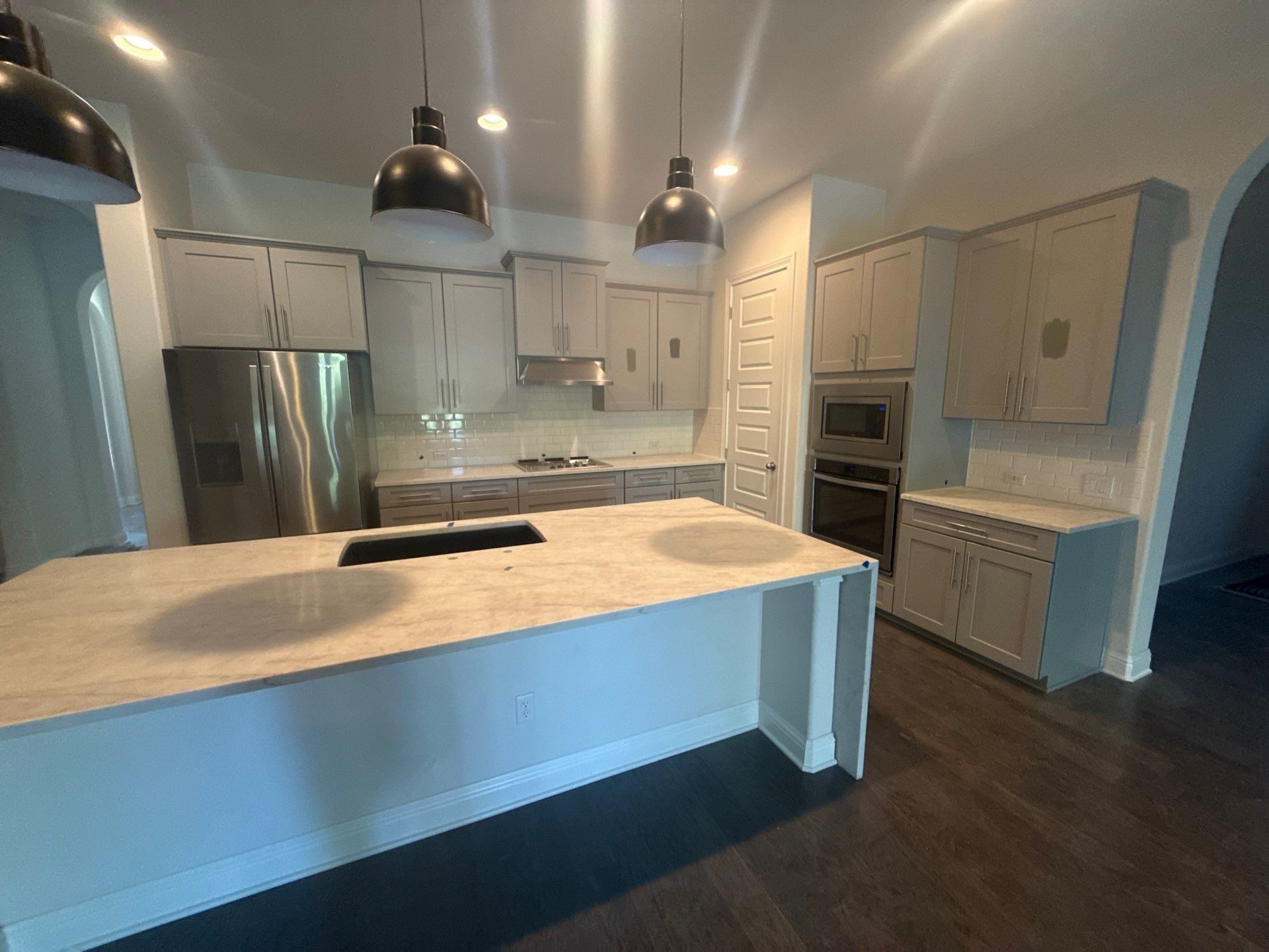 Kitchen island and cabinetry