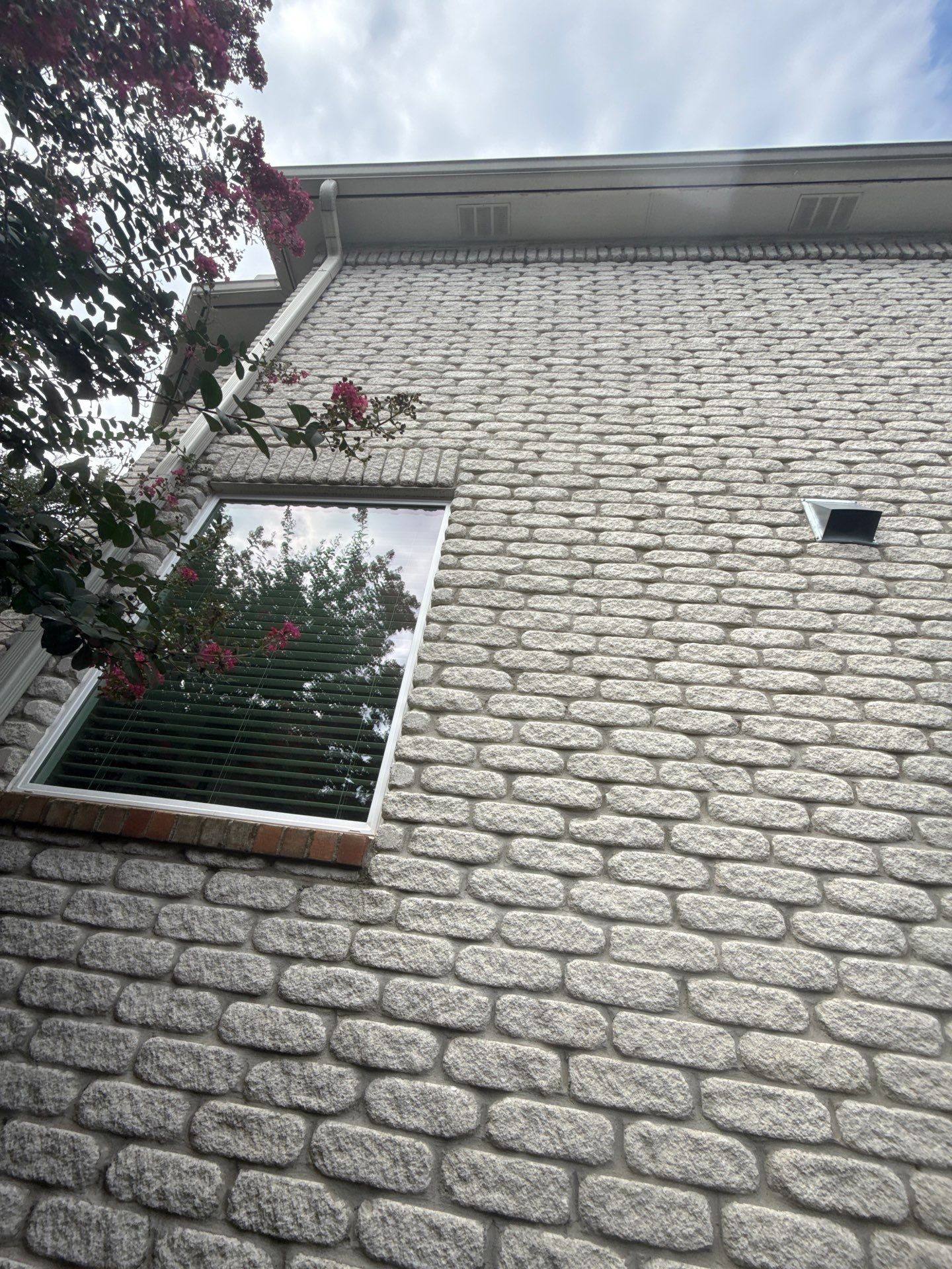 Exterior siding detail ahead of painting