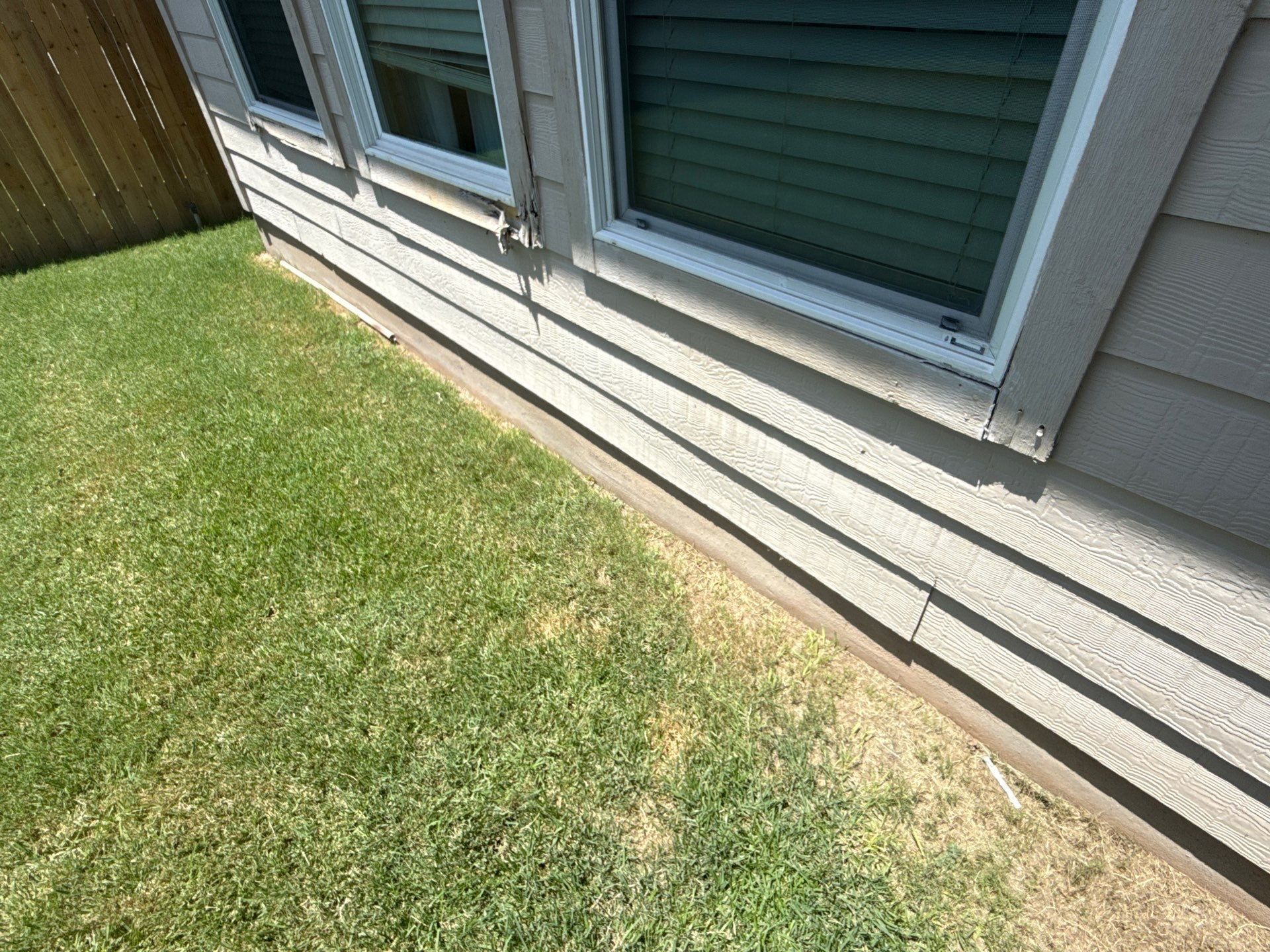 Back window trim detail ahead of painting