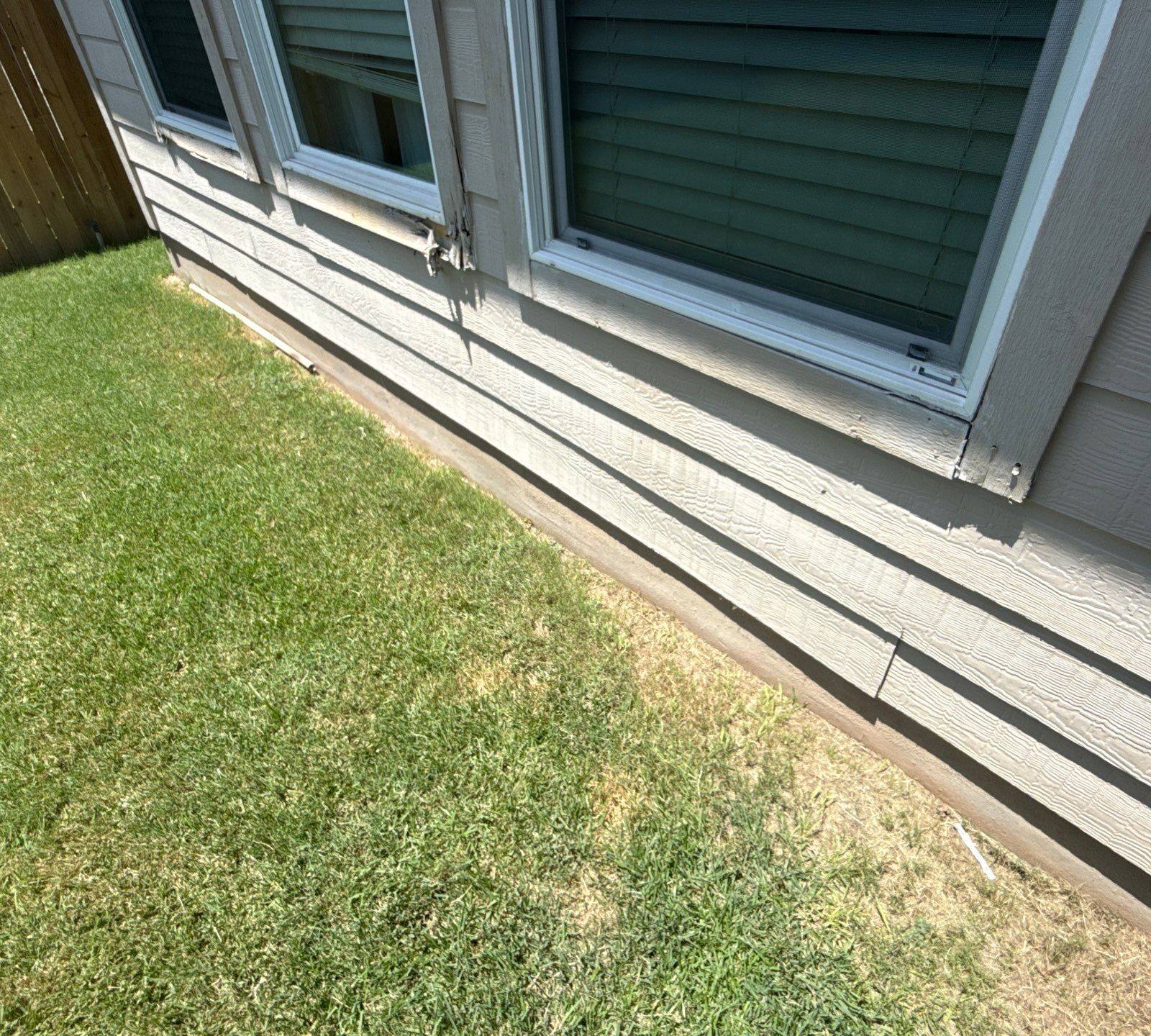 Back window trim detail ahead of painting