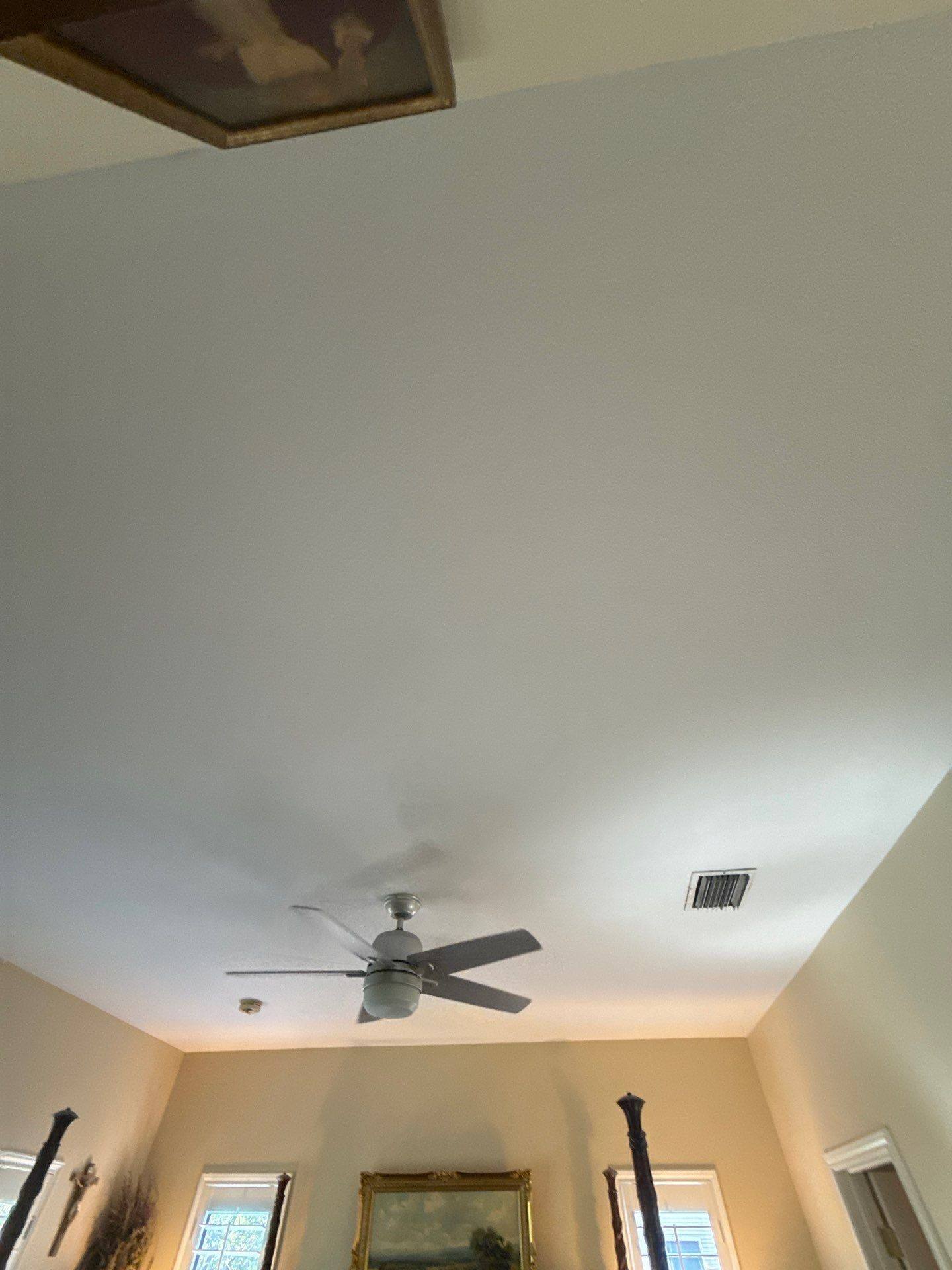 Master bedroom ceiling ahead of painting