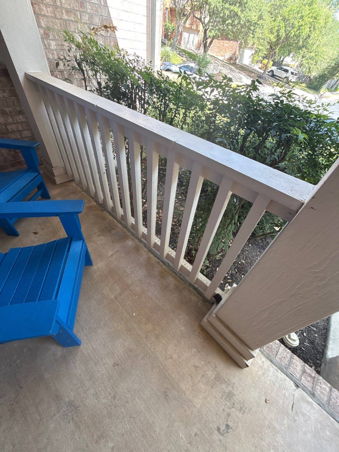 Porch railing and banister
