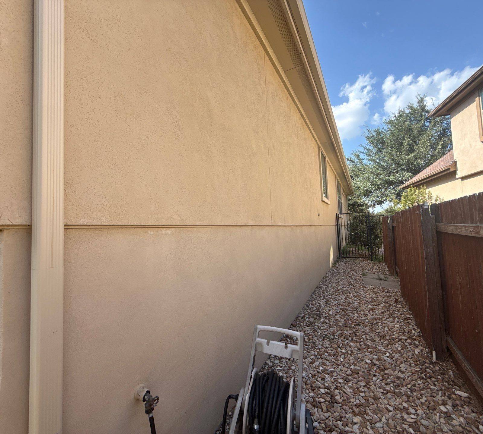 Side yard siding