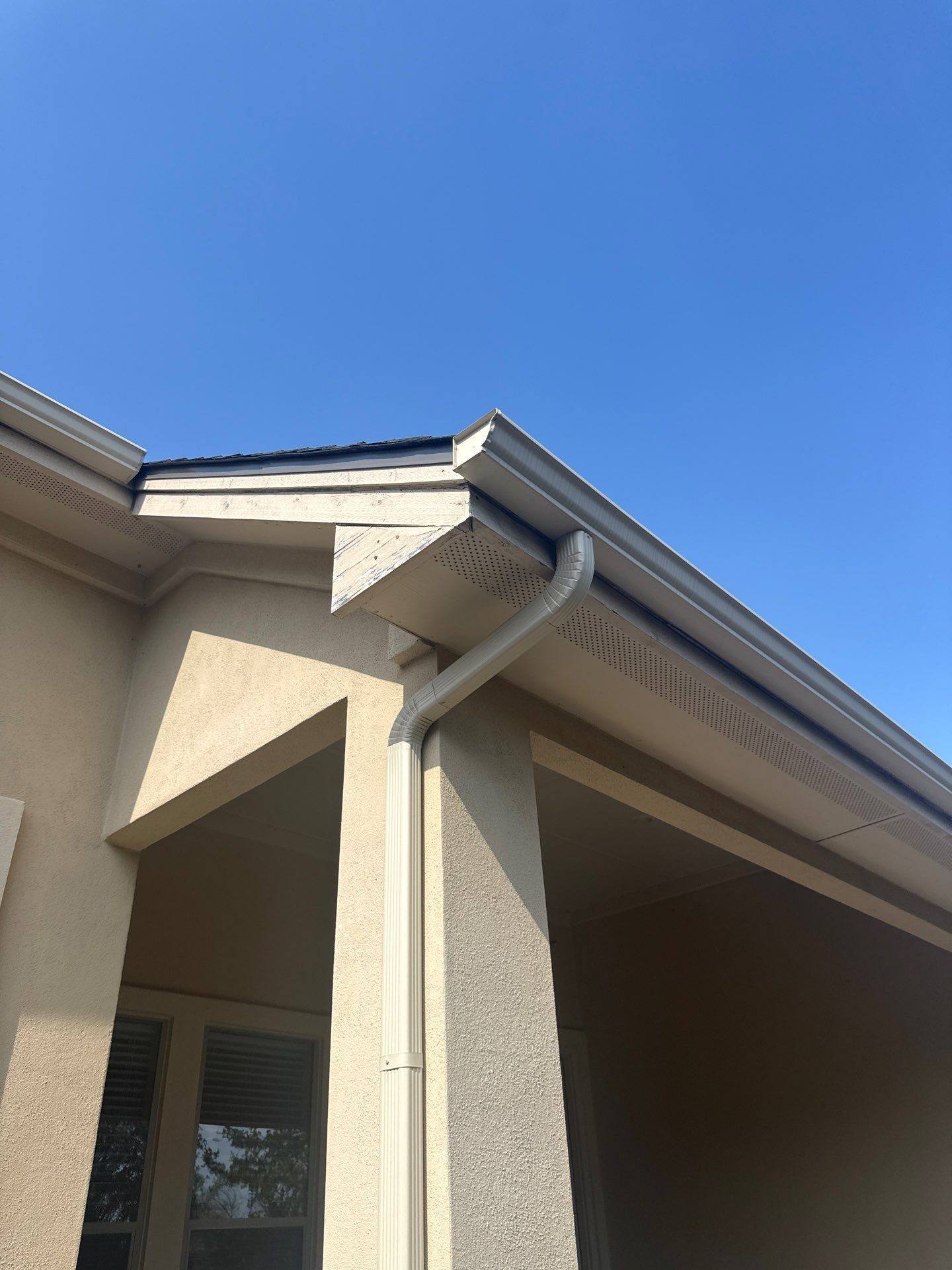 Gutter and roofline detail