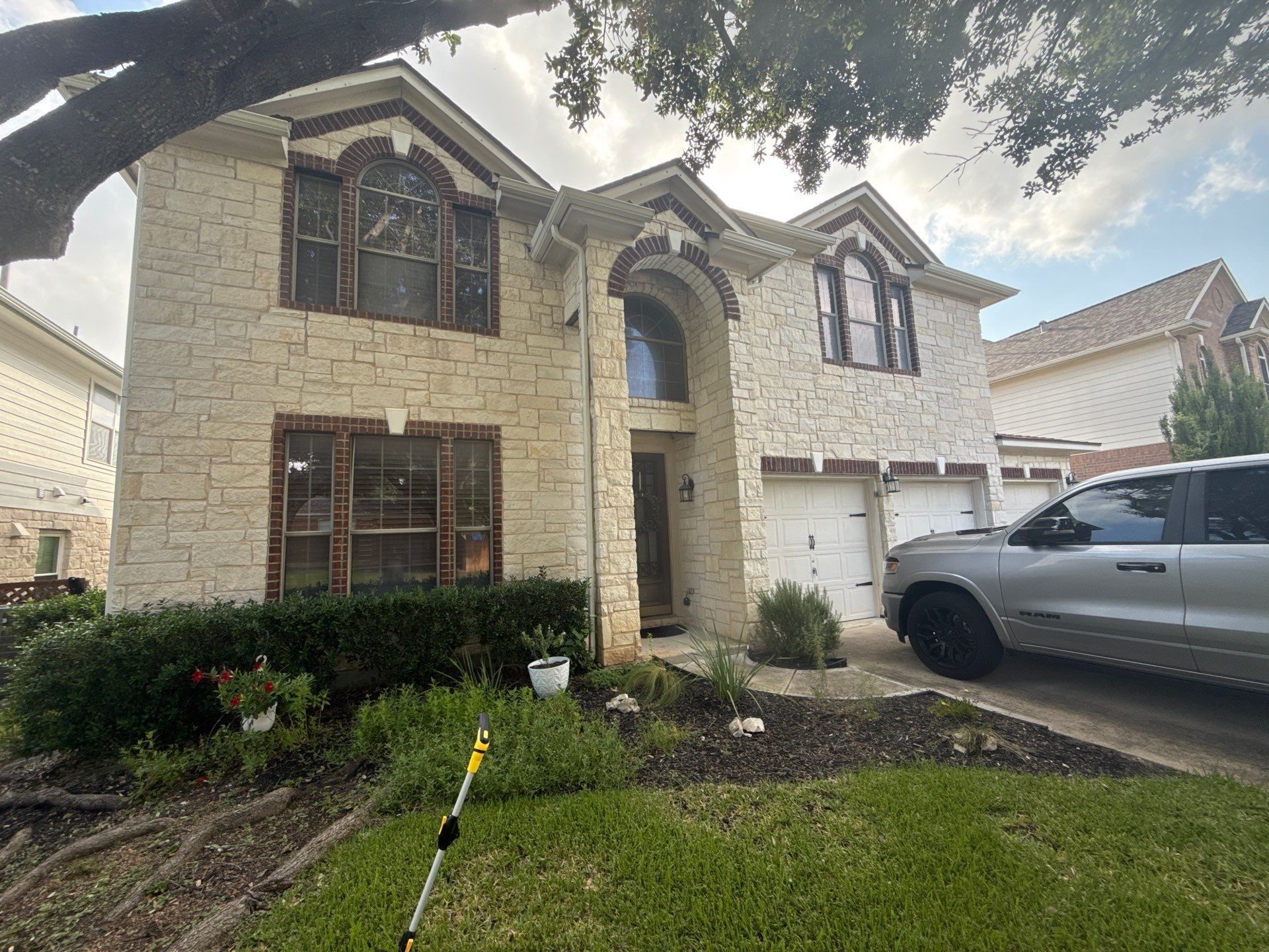 Front of house ahead of exterior painting