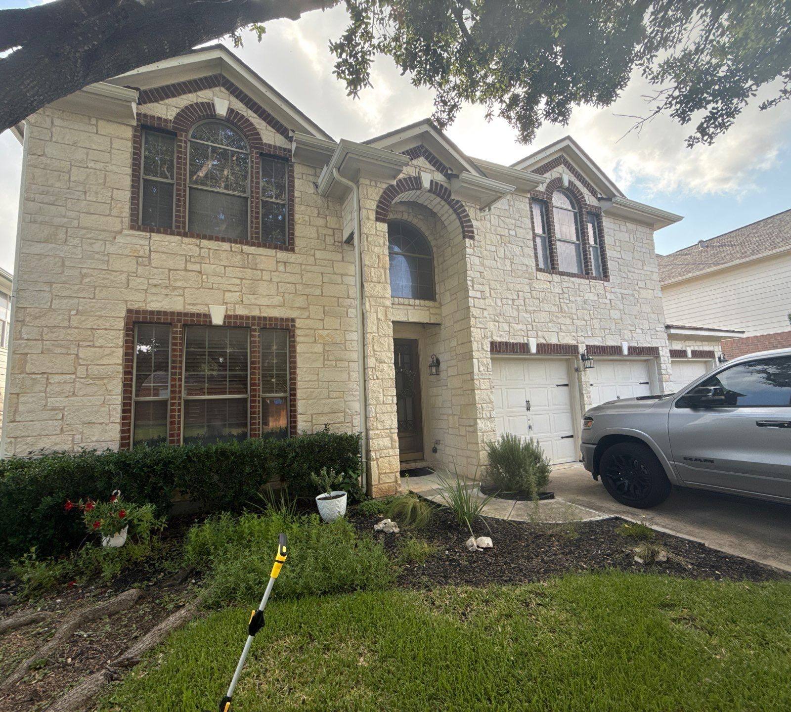 Front of house ahead of exterior painting