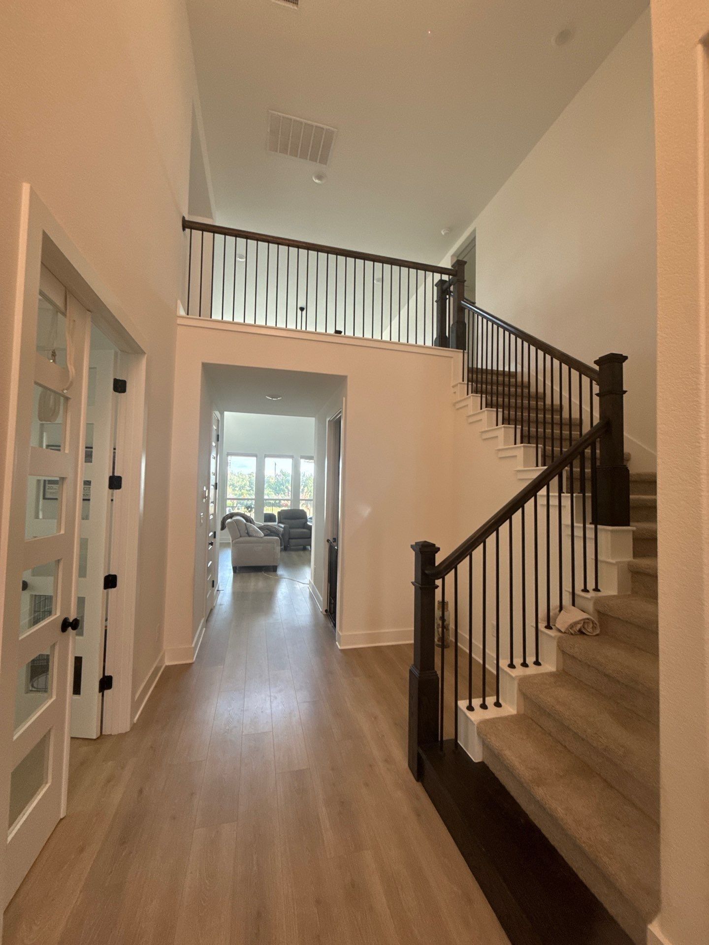 Front entry and staircase