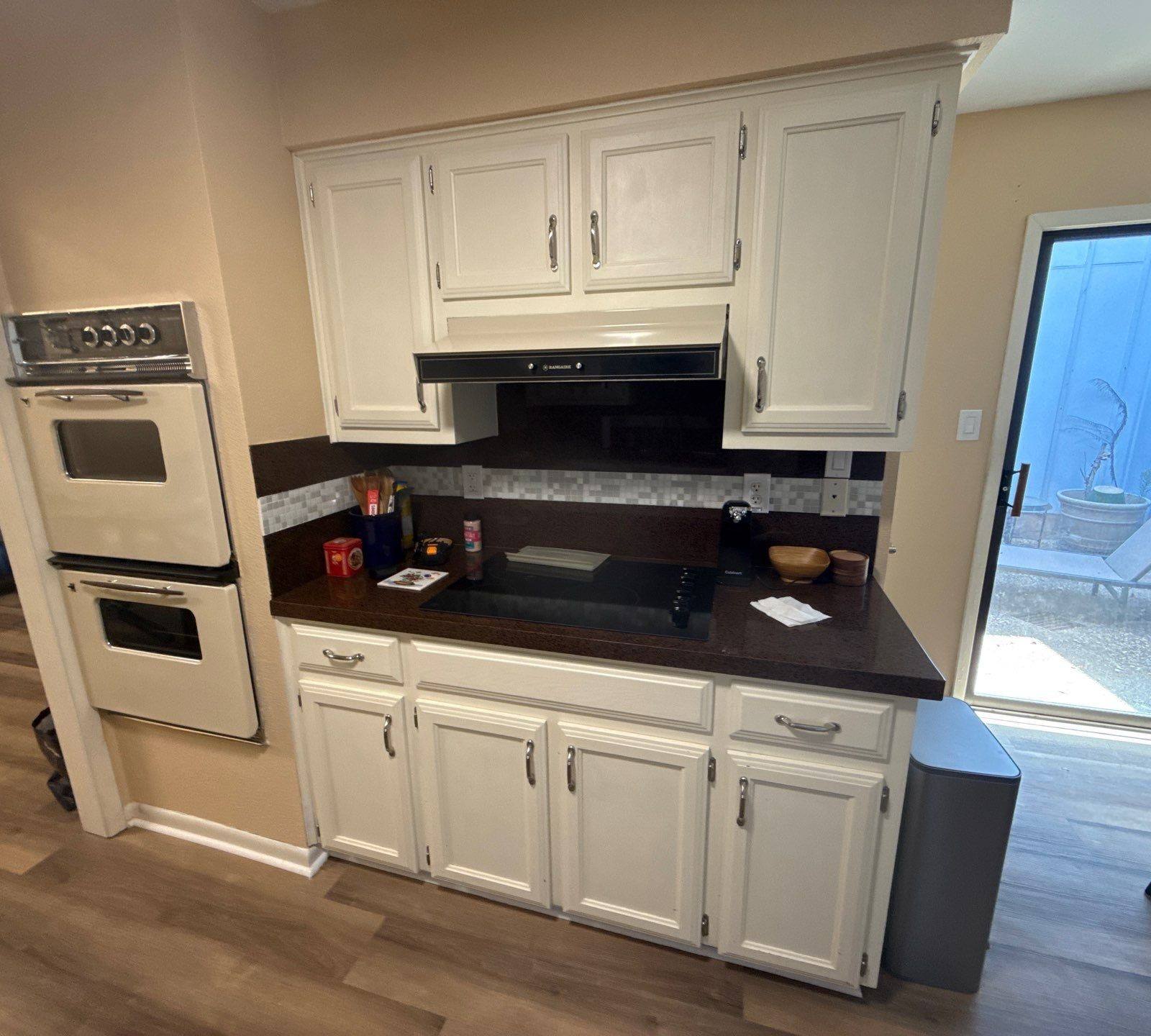 Kitchen cabinets and appliances