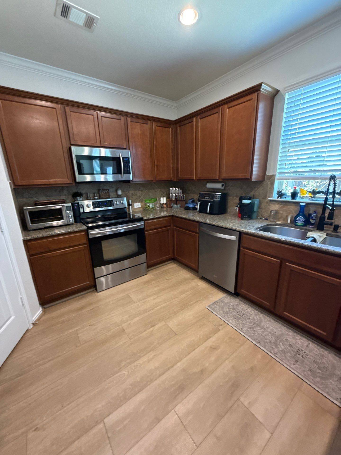 Kitchen cabinets and appliances