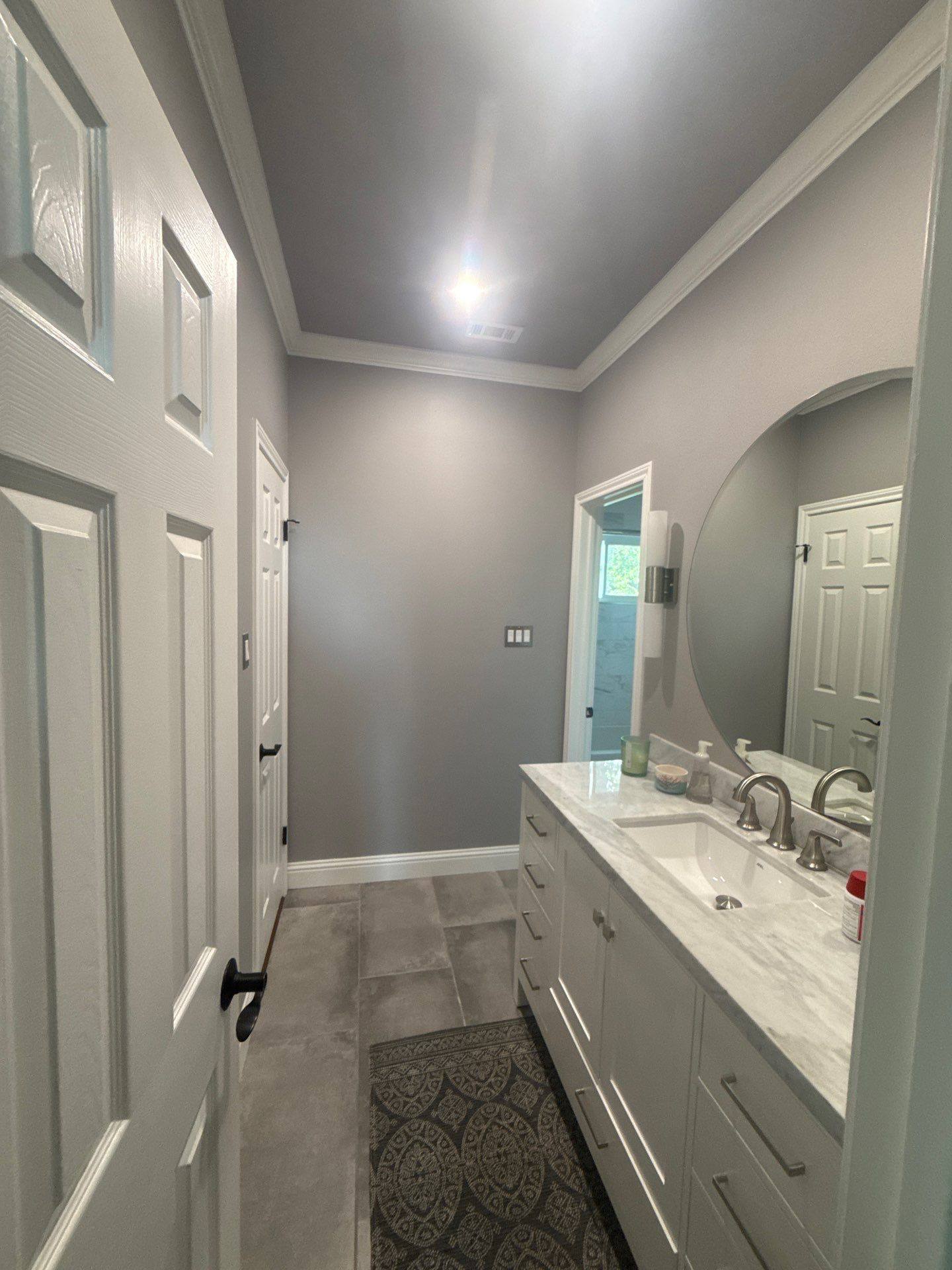 Interior painting project photo
