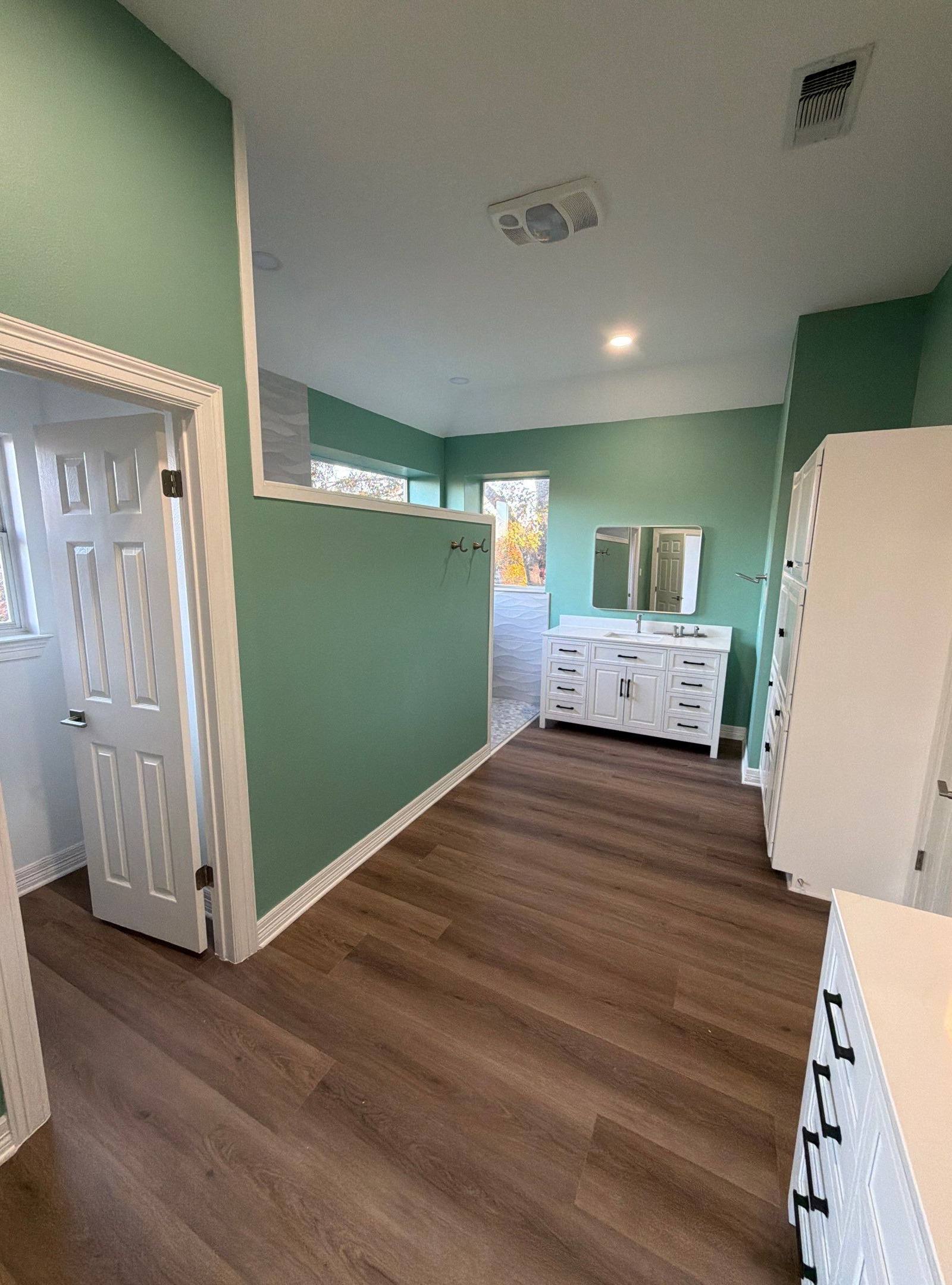 Interior painting project photo