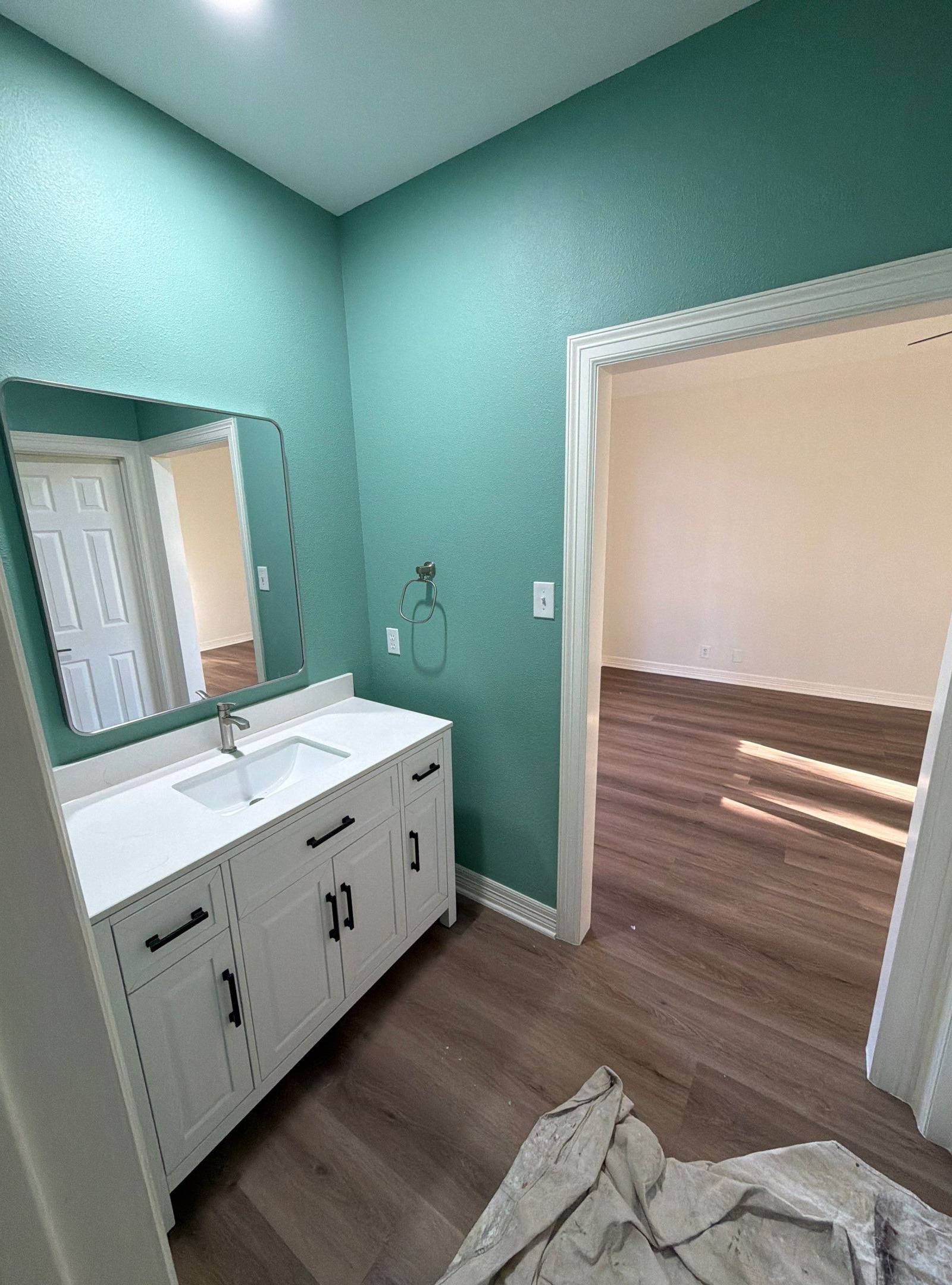 Interior painting project photo