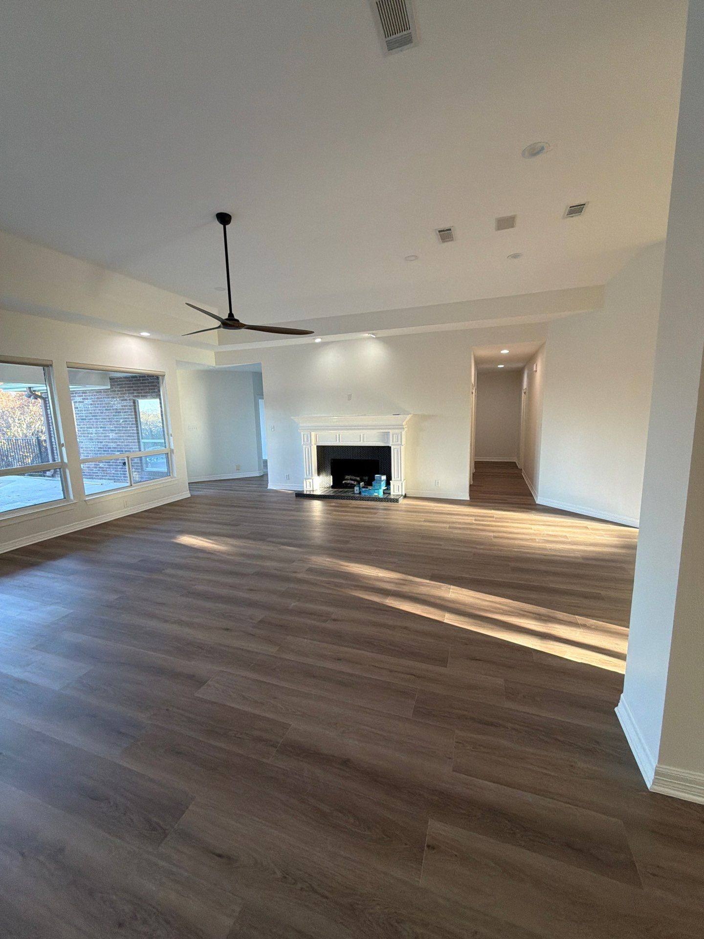 Interior painting project photo