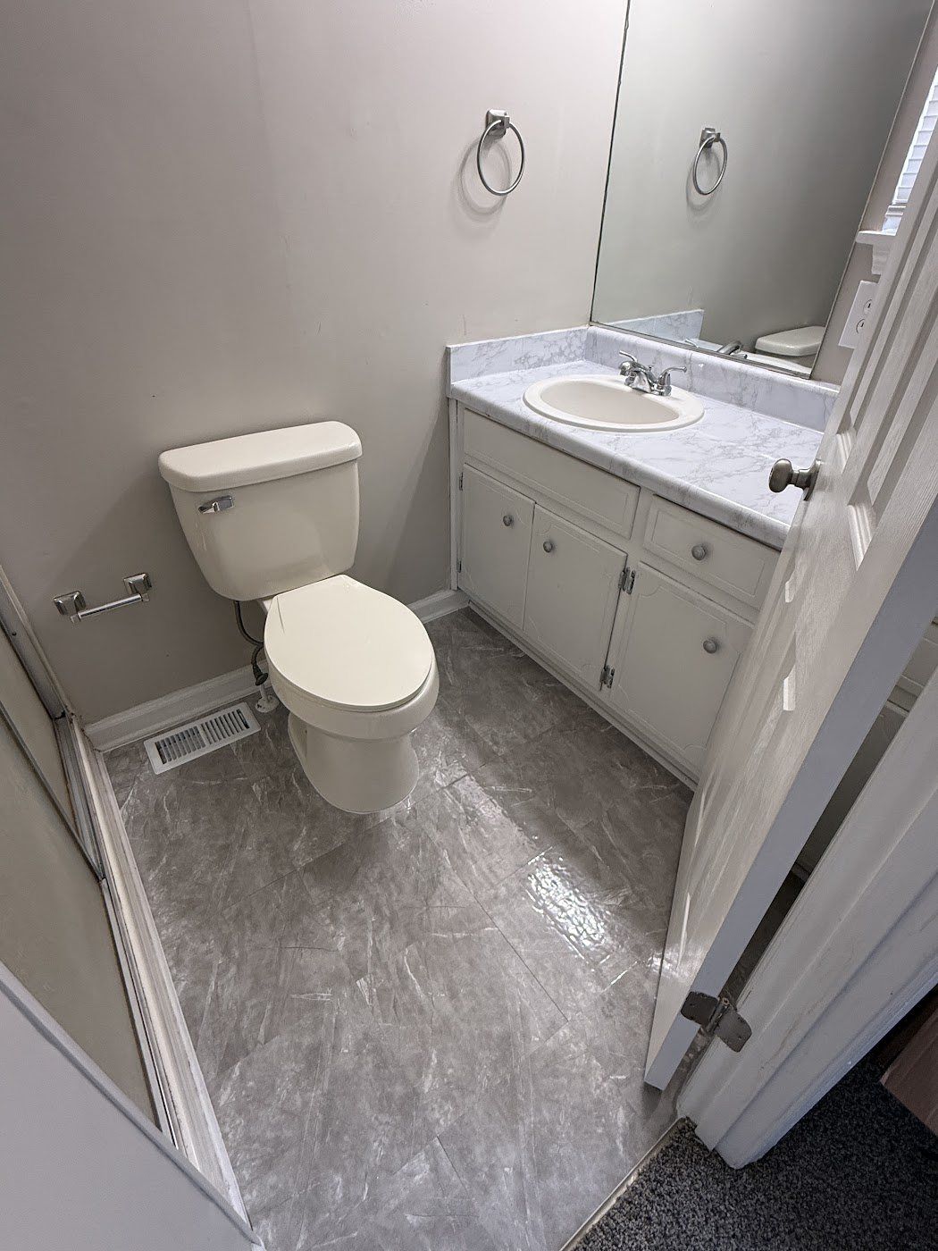 Rental Unit Turn — Bathroom — after