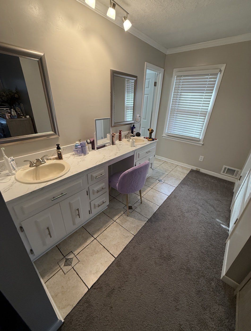 Bathroom — Vanity, Tile & Fixtures
