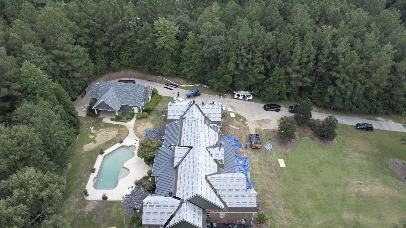 Full Roof Replacement — Aerial